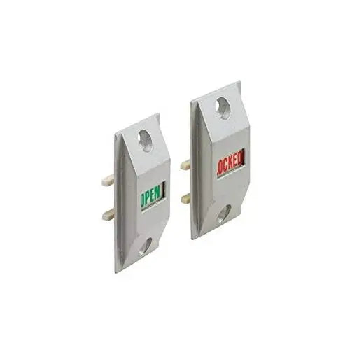 Door Lock Indicator – Aluminum Finish